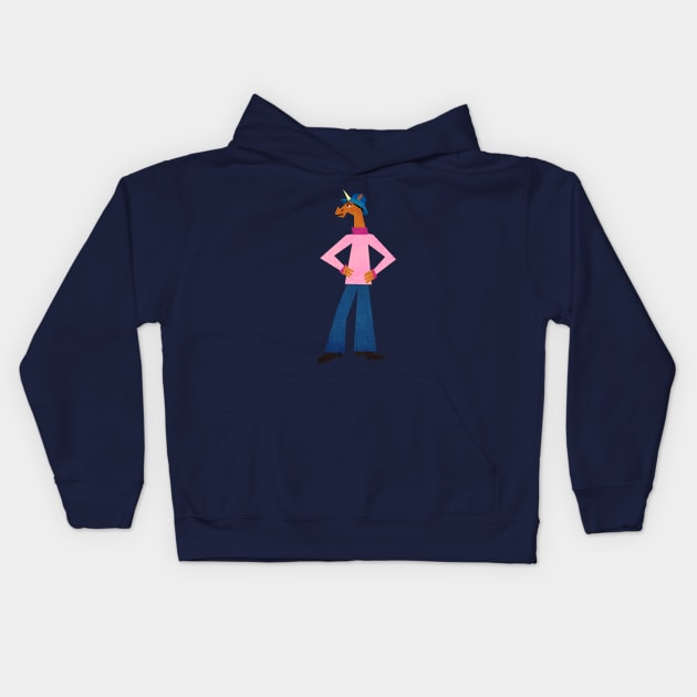 J.J. Unicorn Kids Hoodie by Thatssounicorny